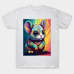 Cute little beautiful chinchilla. T-Shirt